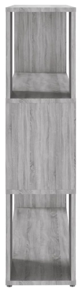 Estante/divisória 100x24x94 cm cinzento sonoma