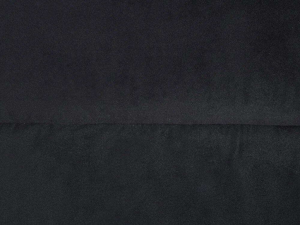 Poltrona reclinável em veludo preto EGERSUND Beliani
