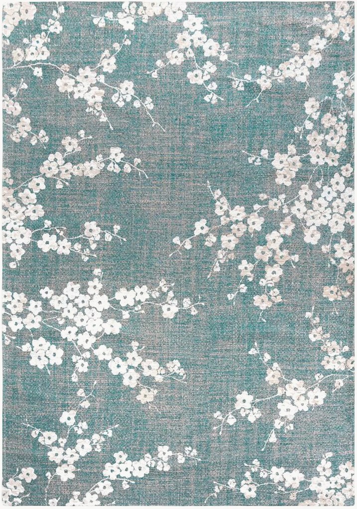 Tapete lavável em jacquard para interior e exterior Sakura