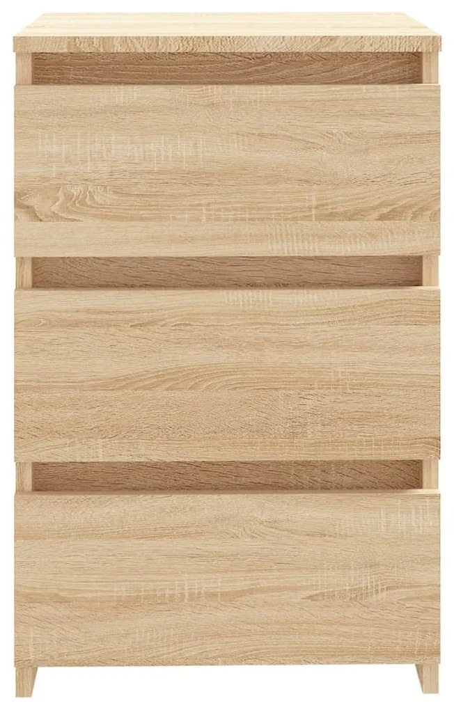Mesa cabeceira 40x35x62,5 cm derivados madeira carvalho sonoma