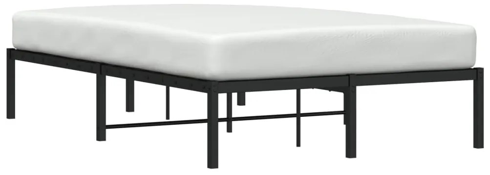 Estrutura de cama 120x190 cm metal preto