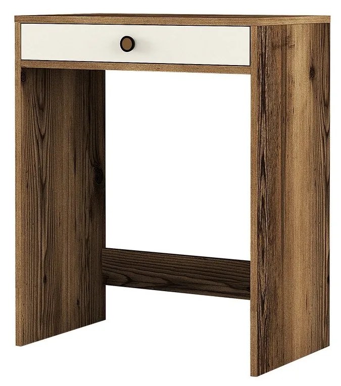 Mesa de Maquilhagem Lizbon – Walnut Cream – 70 cm x 40 cm x 84,7 cm