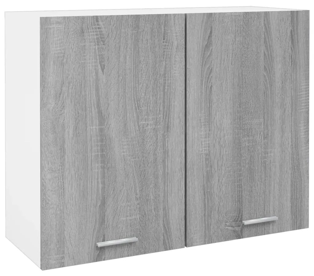 vidaXL Armário suspenso “Lyon” 80x31x60 cm cinzento sonoma