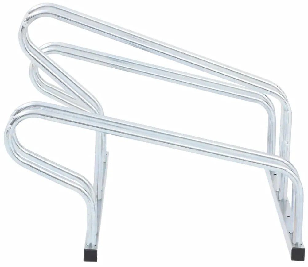Suporte independente para 3 bicicletas aço galvanizado