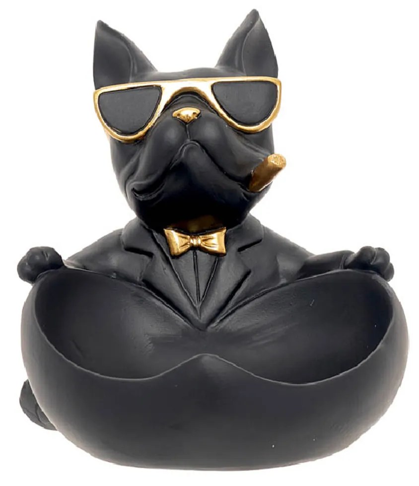 Despeja Bolsos Bulldog Preto 18.5X21X20cm