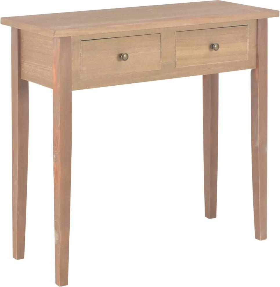 Toucador/mesa consola castanho 79x30x74 cm madeira