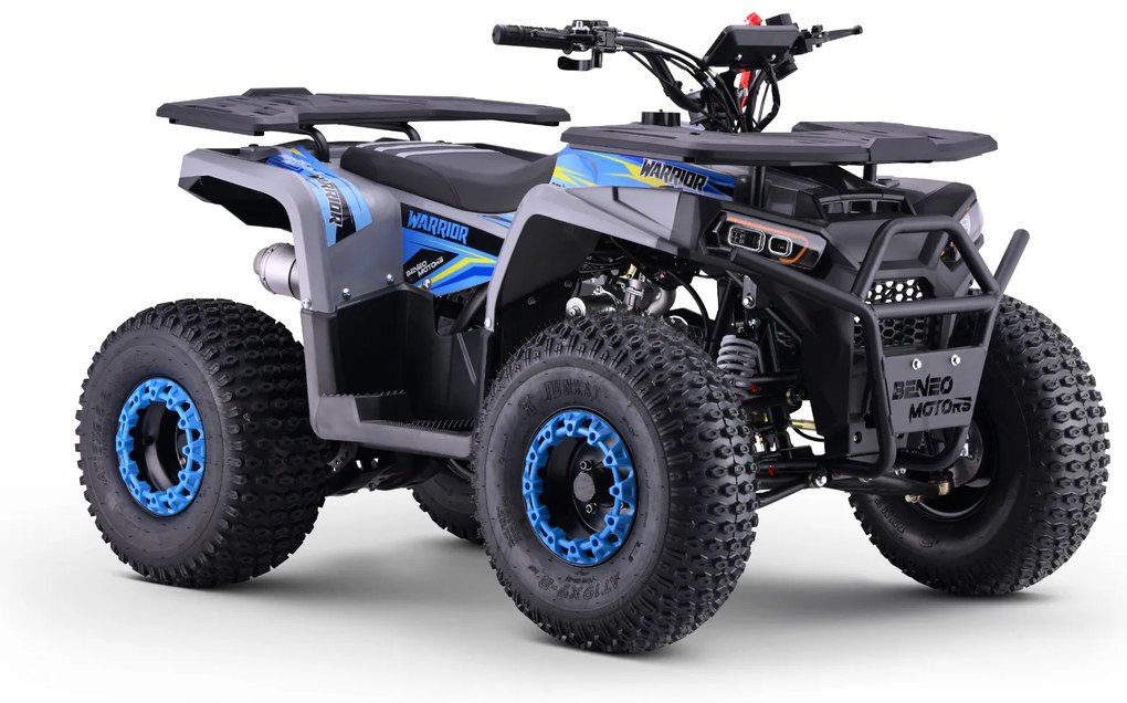 Moto 4 gasolina crianças Motors WARRIOR 125cc Azul