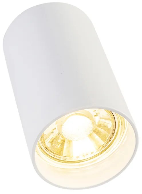 LED Foco moderno inteligente branco com lâmpada GU10 WiFi - Tuba Moderno,Design