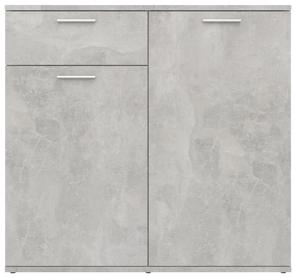 Aparador 80x36x75 cm derivados de madeira cinzento cimento