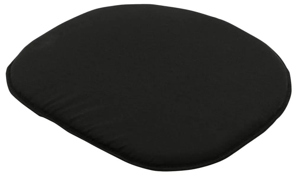 Madison Almofadões de assento Panama 2 pcs 39x36 cm preto