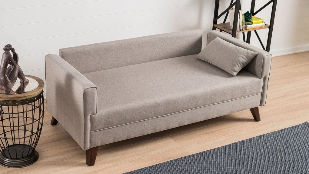 Sofá de 2 Lugares Bella – Creme – 177x85x81 cm