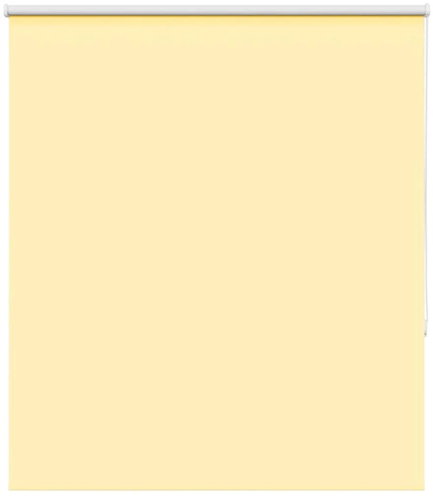 vidaXL Persiana de enrolar 140x130 cm largura tecido 136,6cm poliéster