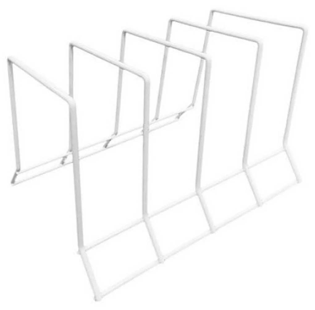 Organizador Frigideiras Branco 26X20.9X19.6cm