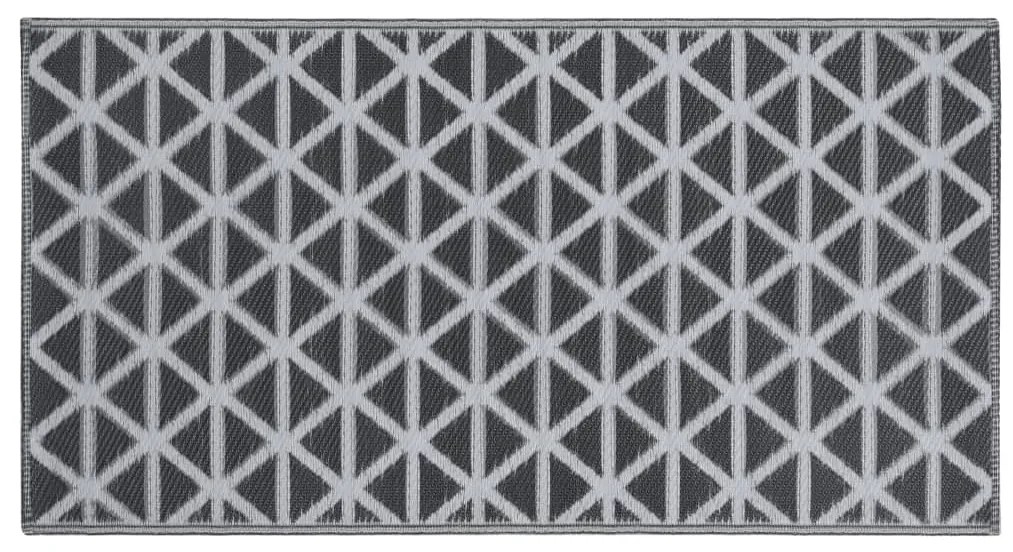 Tapete de exterior 80x150 cm ARAKIL PP preto