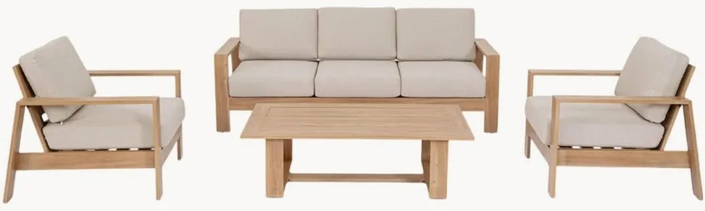 Conjunto lounge para jardim Baltic, conjunto de 4
