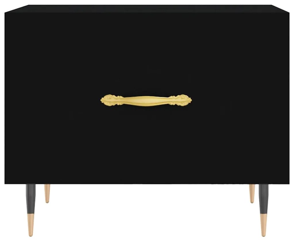 Mesa de centro 50x50x40 cm derivados de madeira preto