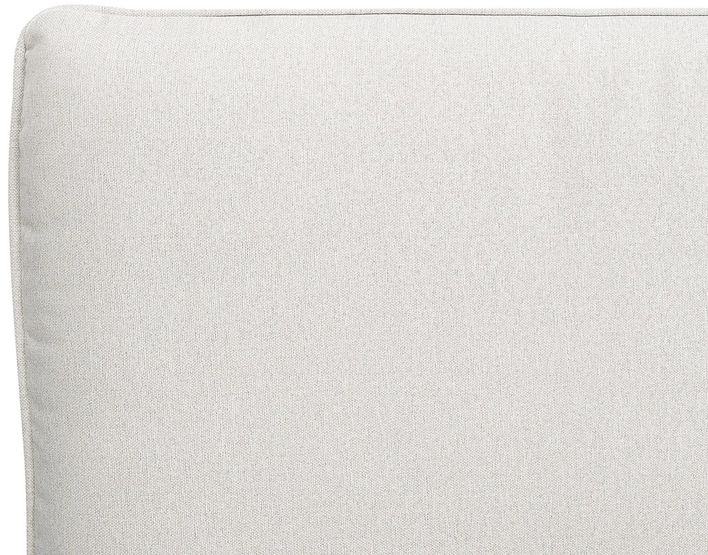 Cama de casal em tecido cinzento 180 x 200 cm CORIO Beliani
