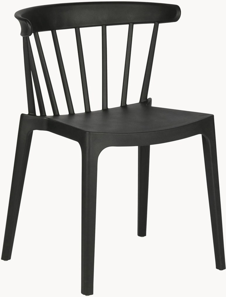 Cadeiras de jantar empilháveis para jardim Bliss, conjunto de 2