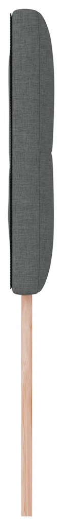 Cabeceira vidaXL Cinza escuro Madeira 90 cm Design Estiloso