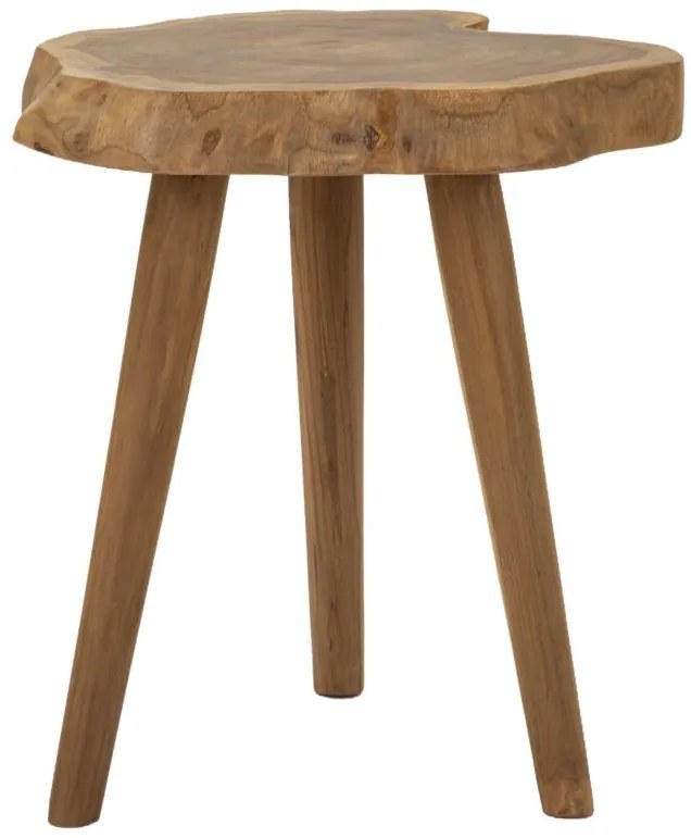 BANCO BUDUT EM TECA RECICLADA CM Ø 38X45 (PEÇAS ÚNICAS - NÃO SUBSTITUÍDAS EM SÉRIE)