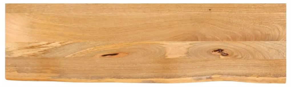 Tampo de mesa c/ borda viva 120x20x2,5 cm mangueira maciça