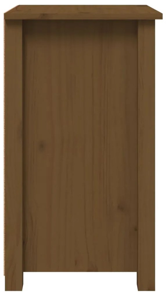 Mesas de cabeceira 2pcs 40x35x61,5 cm pinho maciço castanho mel