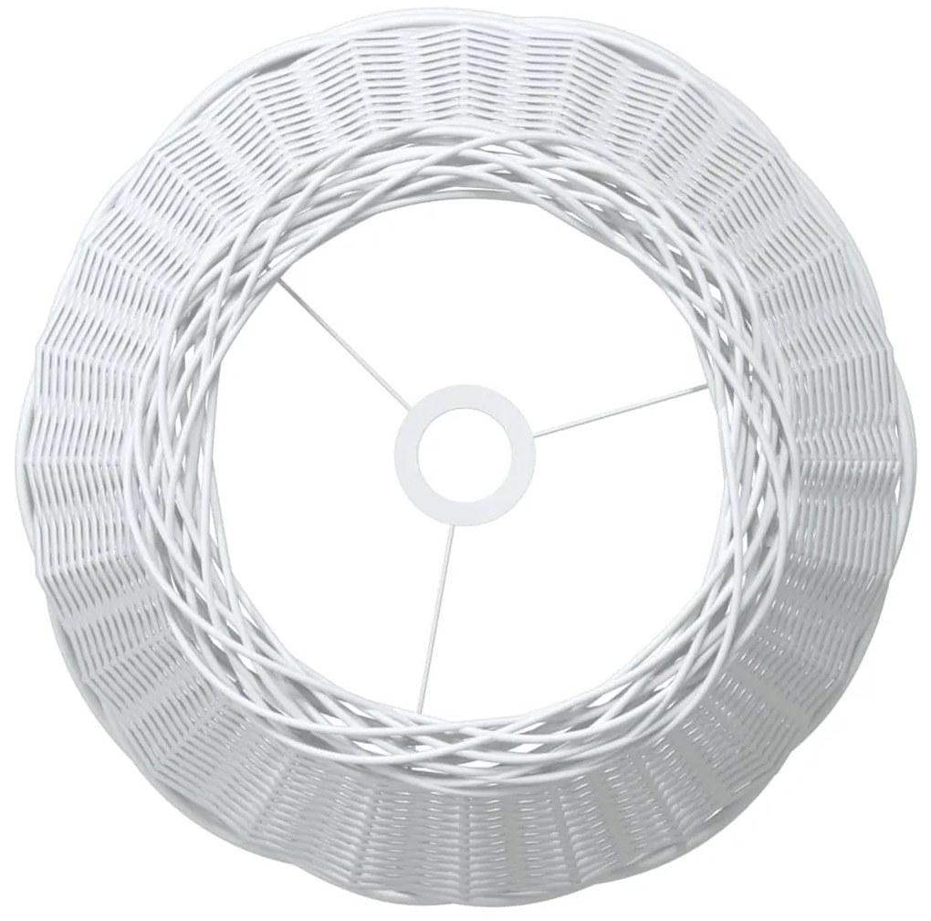 Abajur de teto Ø50x30 cm vime branco