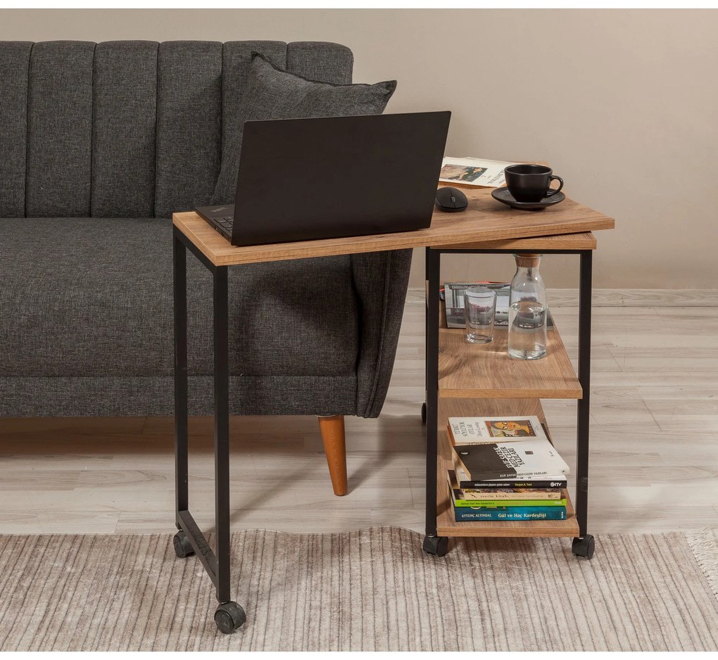 Mesa de Apoio Melin – Pinho Atlântico – 70x63x76 cm