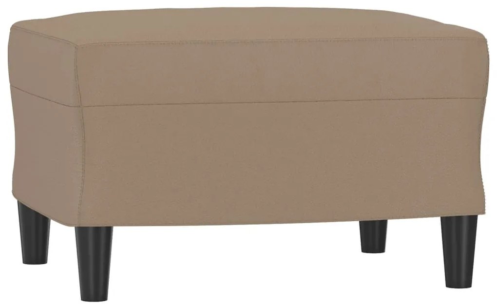 Sofá Âncora Chaise Longue - De 3 Lugares c/ Apóio de Pés - Cor Cappucc