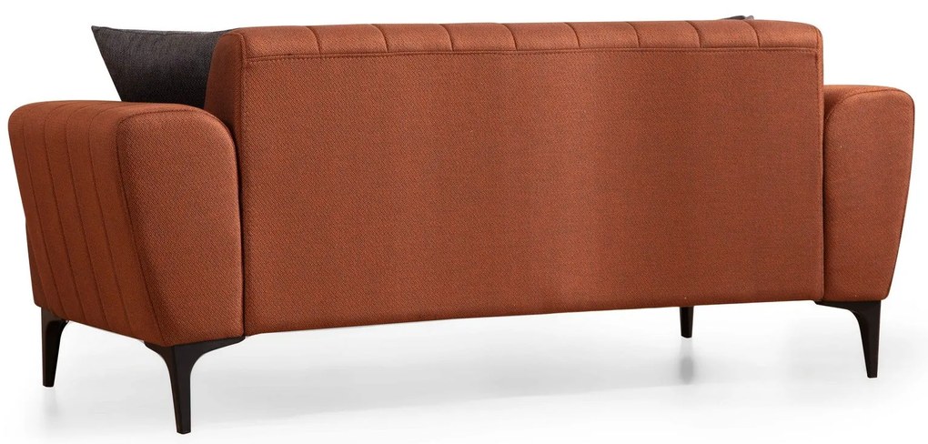 Sofá de 2 Lugares Hamlet – Vermelho Telha – 180x95x77 cm