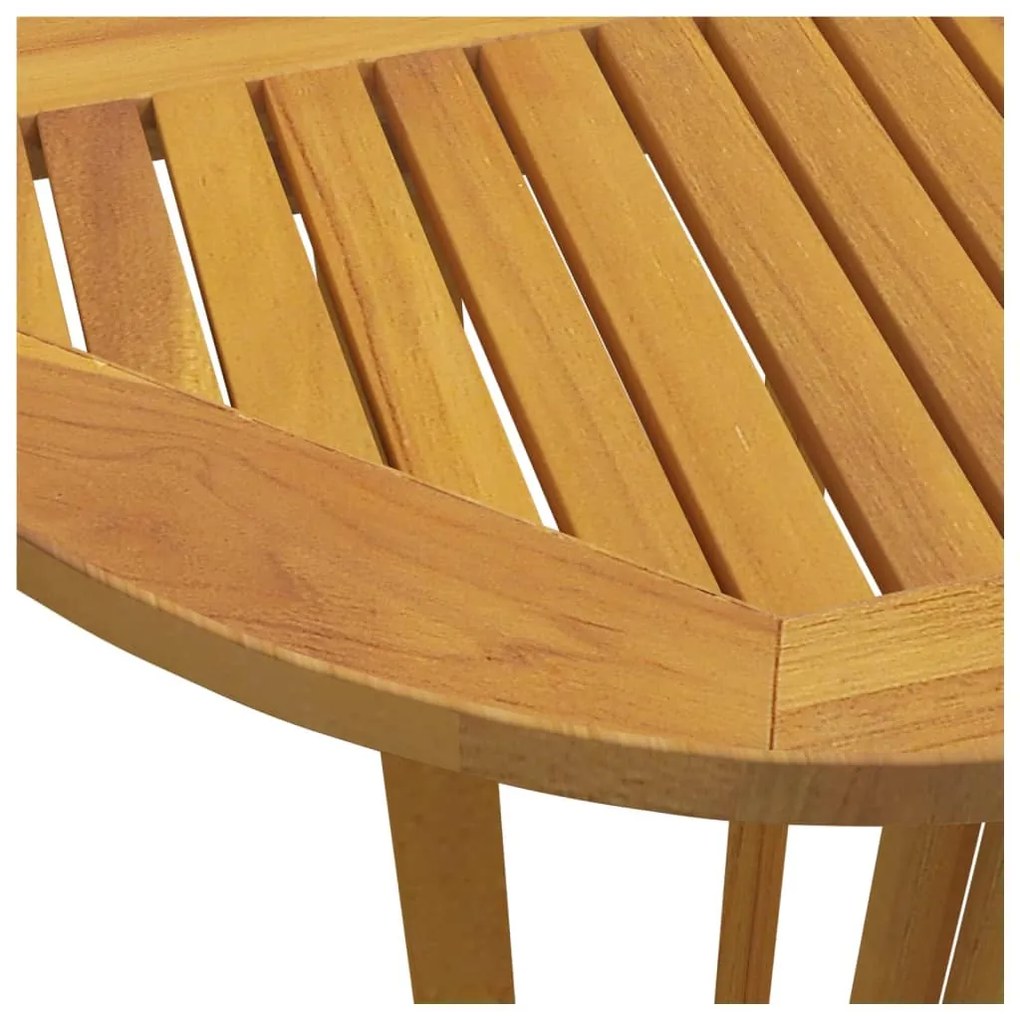 3 pcs conjunto de bar dobrável madeira de teca maciça