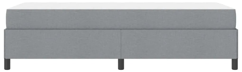 Cama Box Cinza claro, Preto 90 x 190 cm