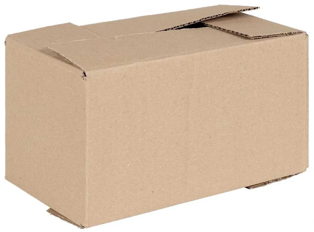 vidaXL Caixa Rebatível 50 pcs Natural 24 x 13 x 13 cm cartão