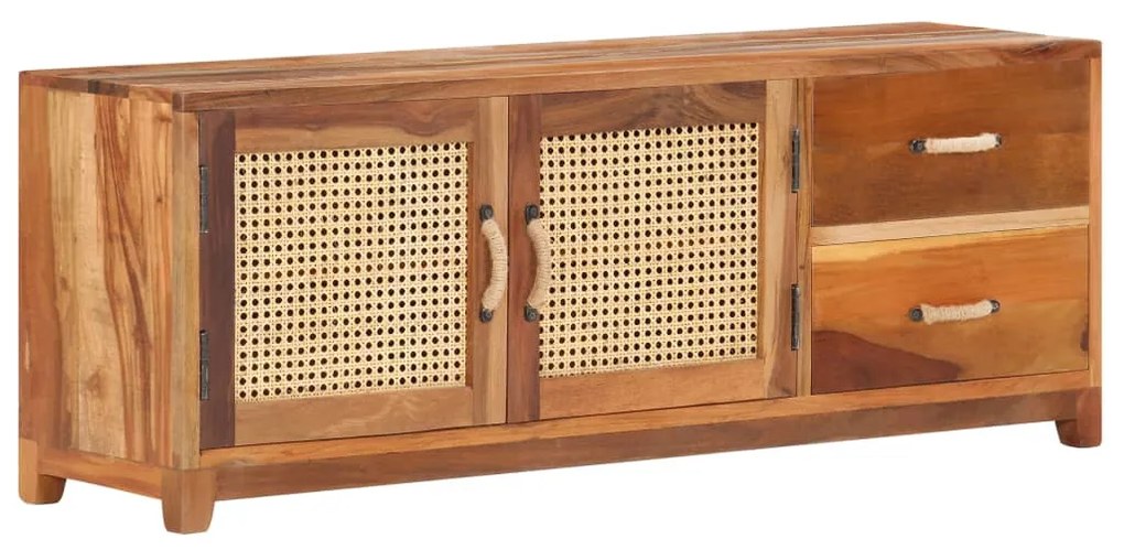 vidaXL Móvel de TV 120x30x45 cm madeira recuperada maciça