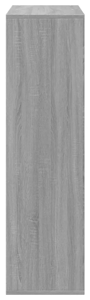 Estante divisória 69,5x29x103,5 cm deriv. madeira cinza sonoma