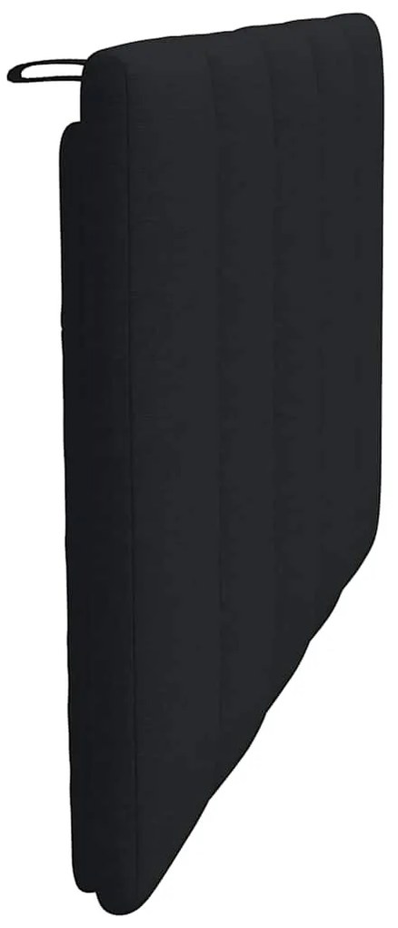Almofadão de cabeceira 90 cm tecido preto