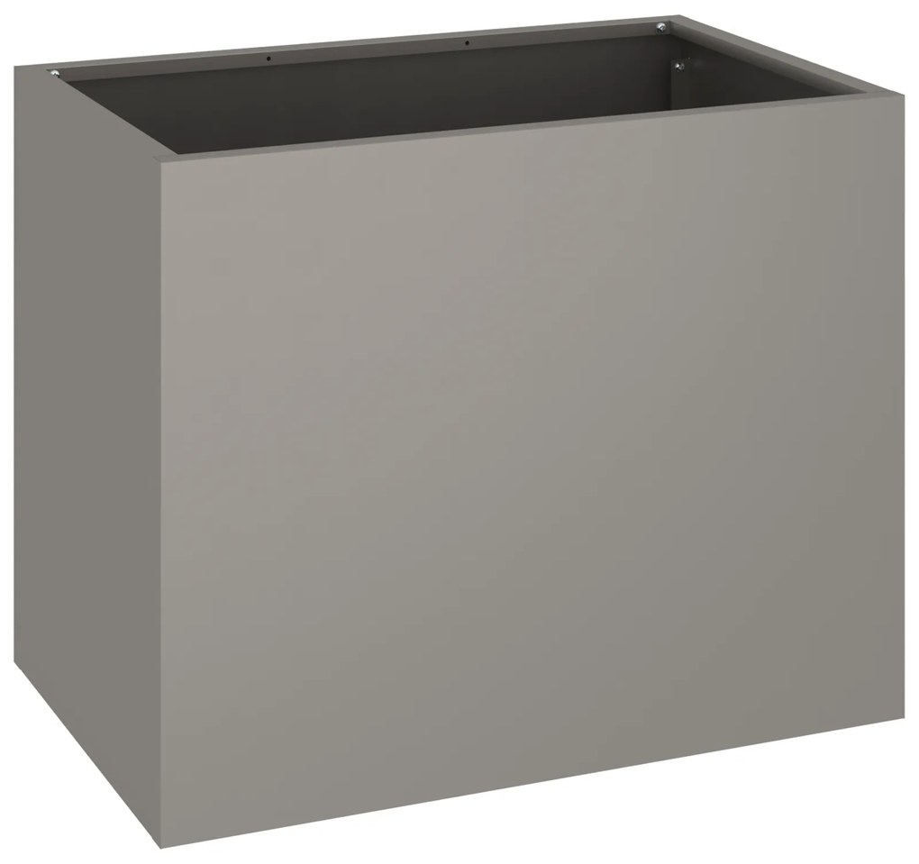 Vaso de Jardim Castanho 50 x 32 x 40 cm Aço envelhecido