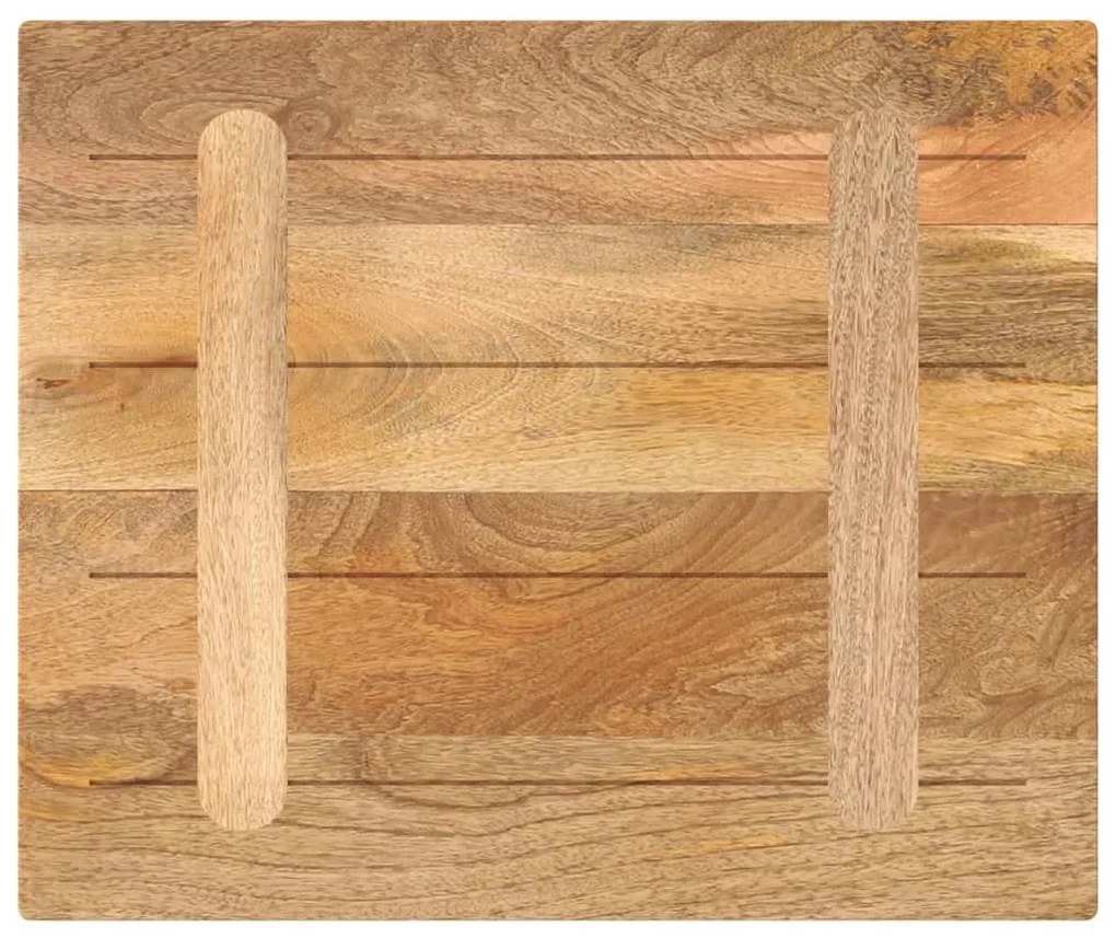 Tampo de mesa retangular 60x50x2,5 cm mangueira maciça