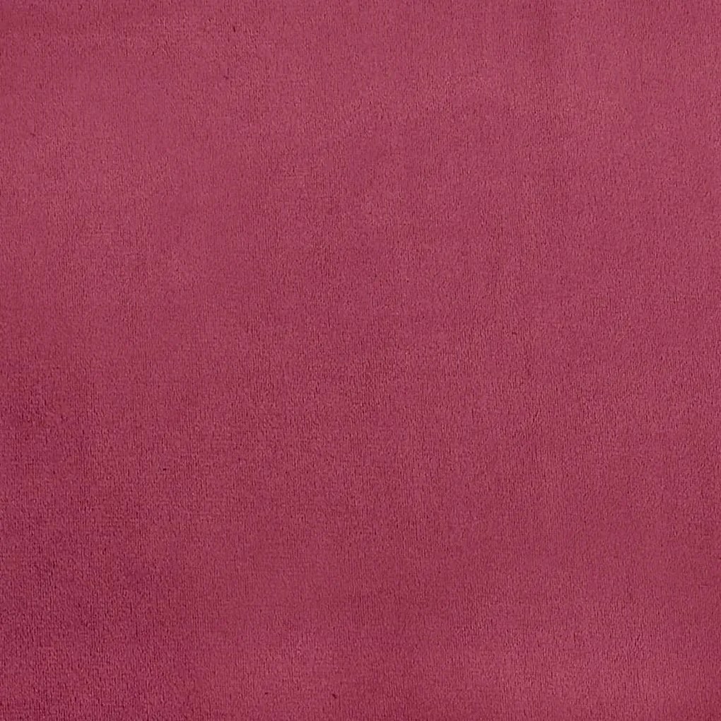 Banco 108x79x79 cm veludo vermelho tinto