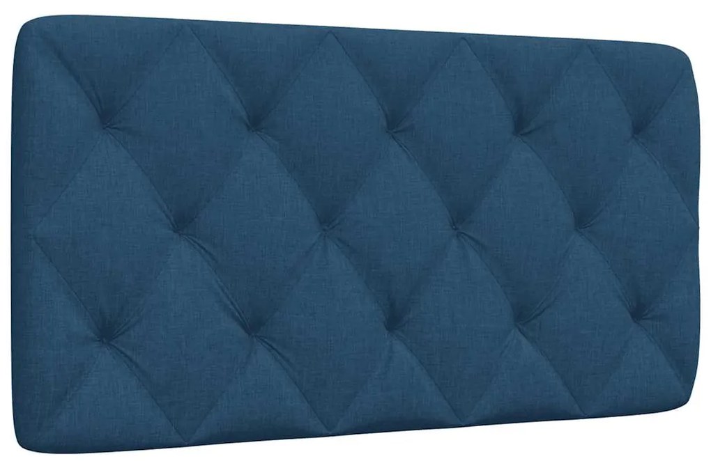 Almofadão de cabeceira 100 cm tecido azul