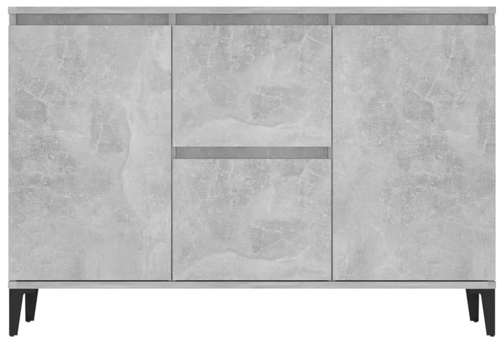 Aparador 104x35x70 cm derivados de madeira cinza cimento