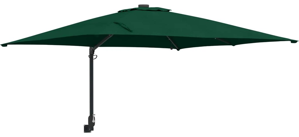 vidaXL Guarda-sol de Jardim Verde 248,5 x 247,5 x 160 cm