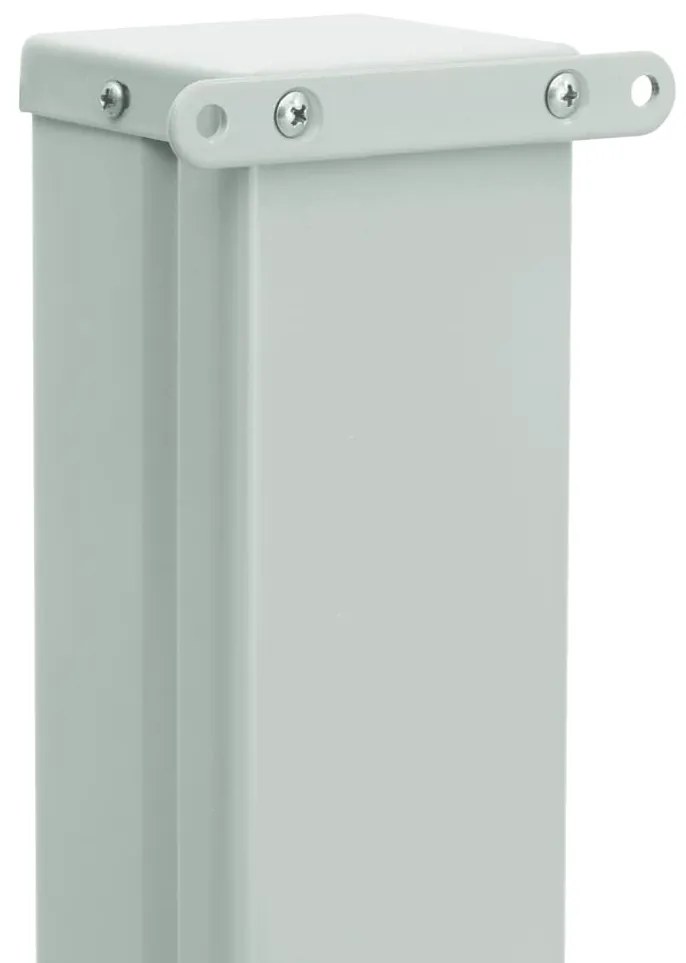 Toldo lateral retrátil para pátio 160x600 cm cor creme