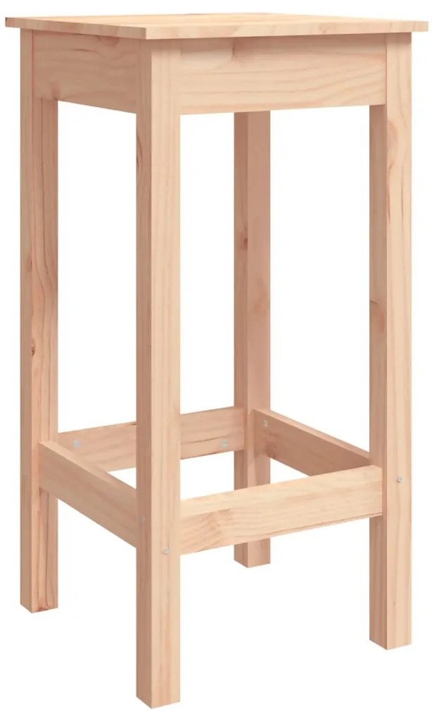 5 pcs conjunto de bar para jardim pinho maciço