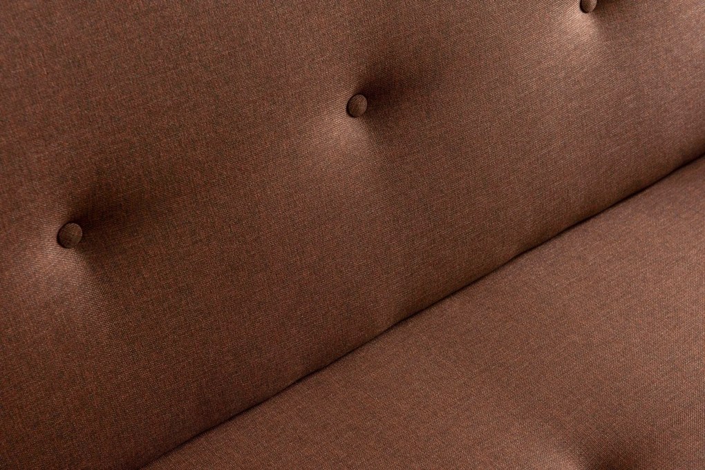 Sofá-Cama 3 Lugares Hiko – Castanho – 200 x 83 x 75 cm