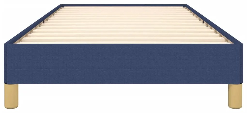 Estrutura de cama sem colchão 80x200 cm azul