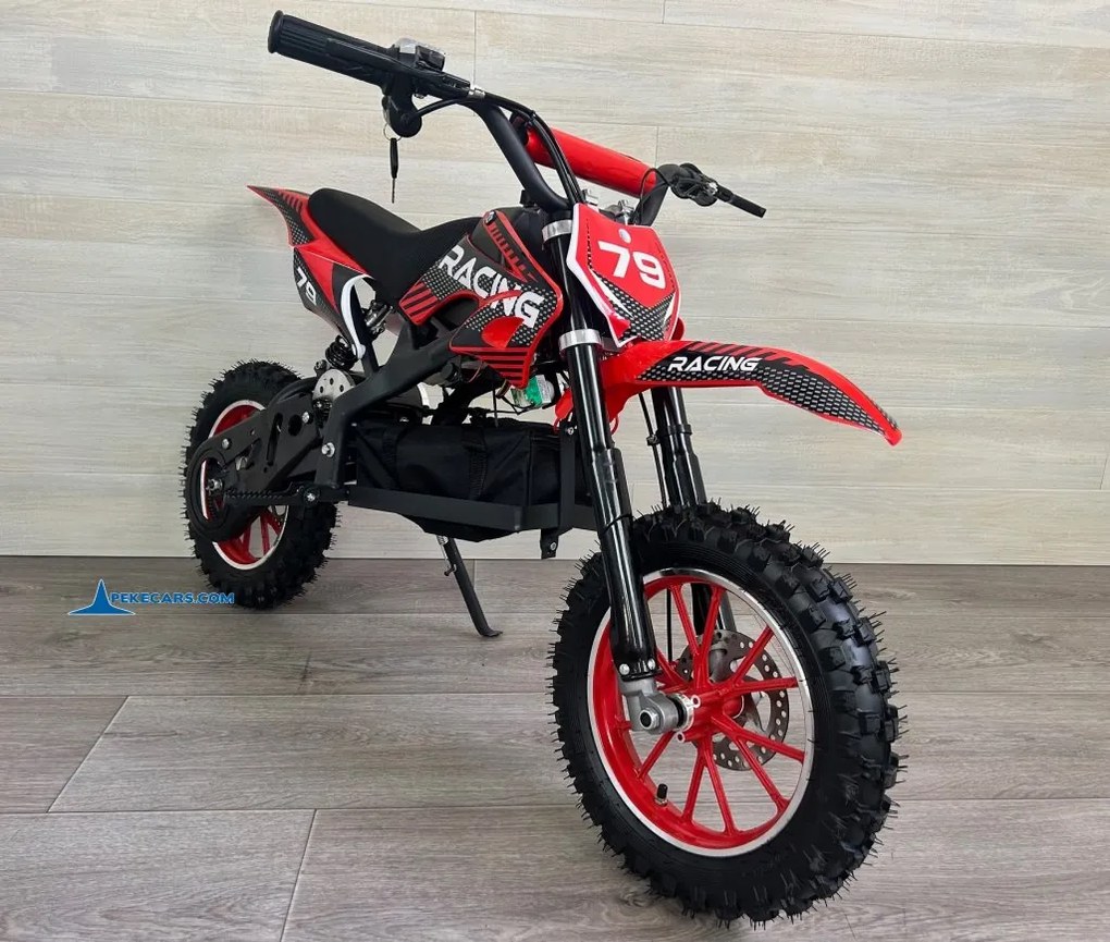 Mota elétrica para crianças 6 a 14 anos Dirk 36V 800W Vermelha