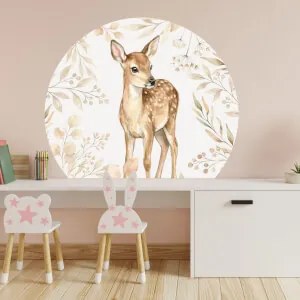 Autocolante de parede para quarto de criança – Corço