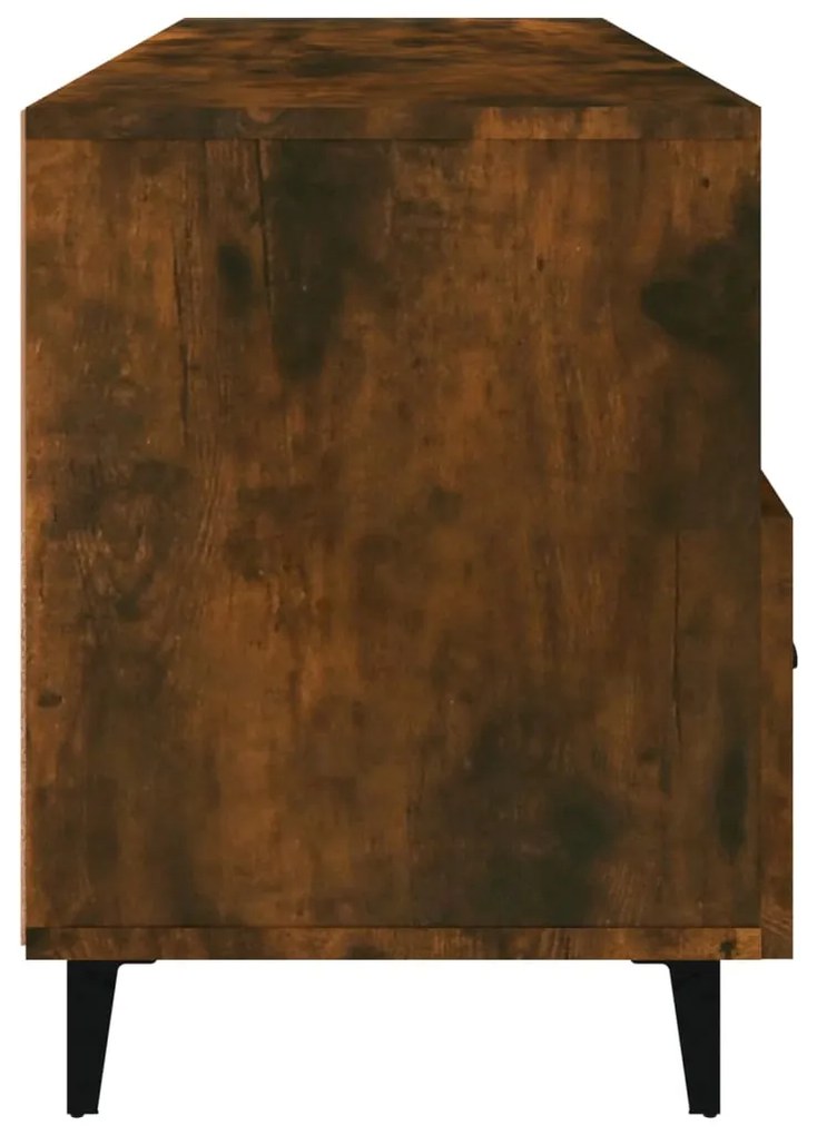 Móvel TV 102x35x50 cm madeira processada cor carvalho fumado