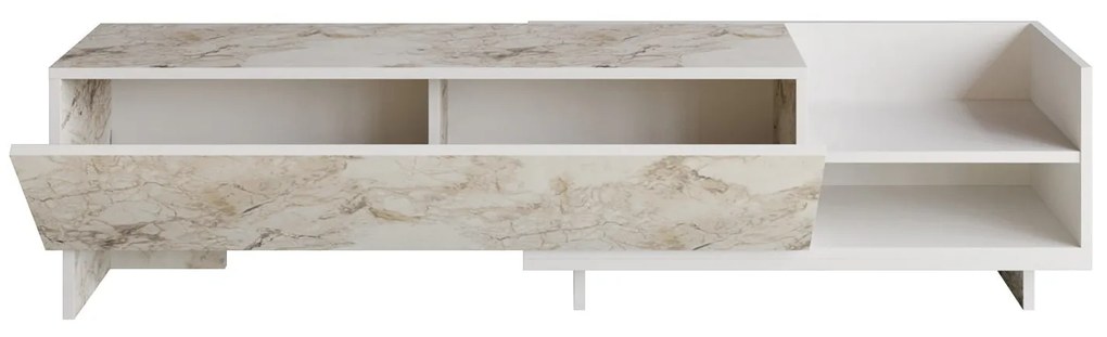 Móvel TV Parion – Branco – 165x35x41 cm